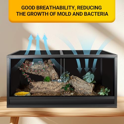 example for a wooden bearded dragon cage showing off the good breathability