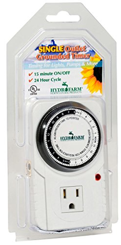 Hydrofarm Autopilot TM01015 analoger geerdeter Timer