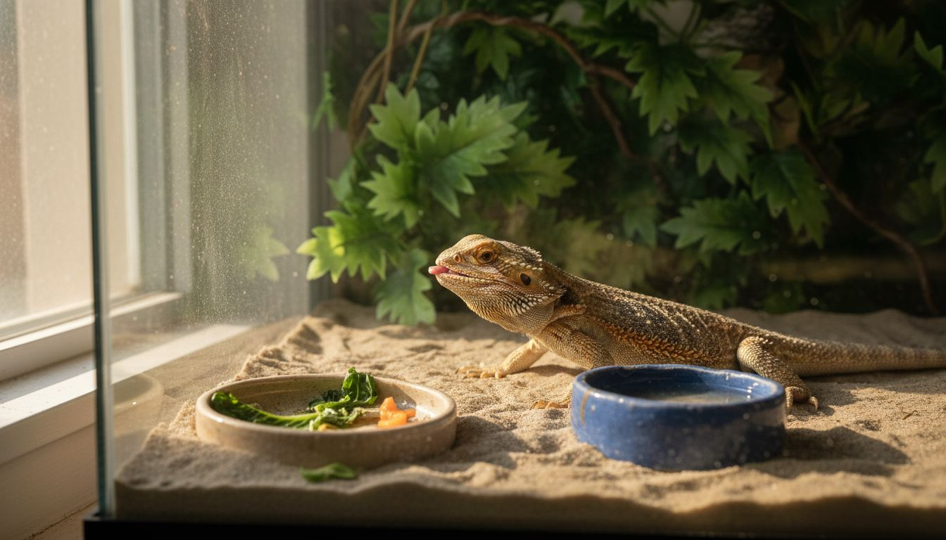 Visual Reference: Why Bearded Dragons Eat Sand