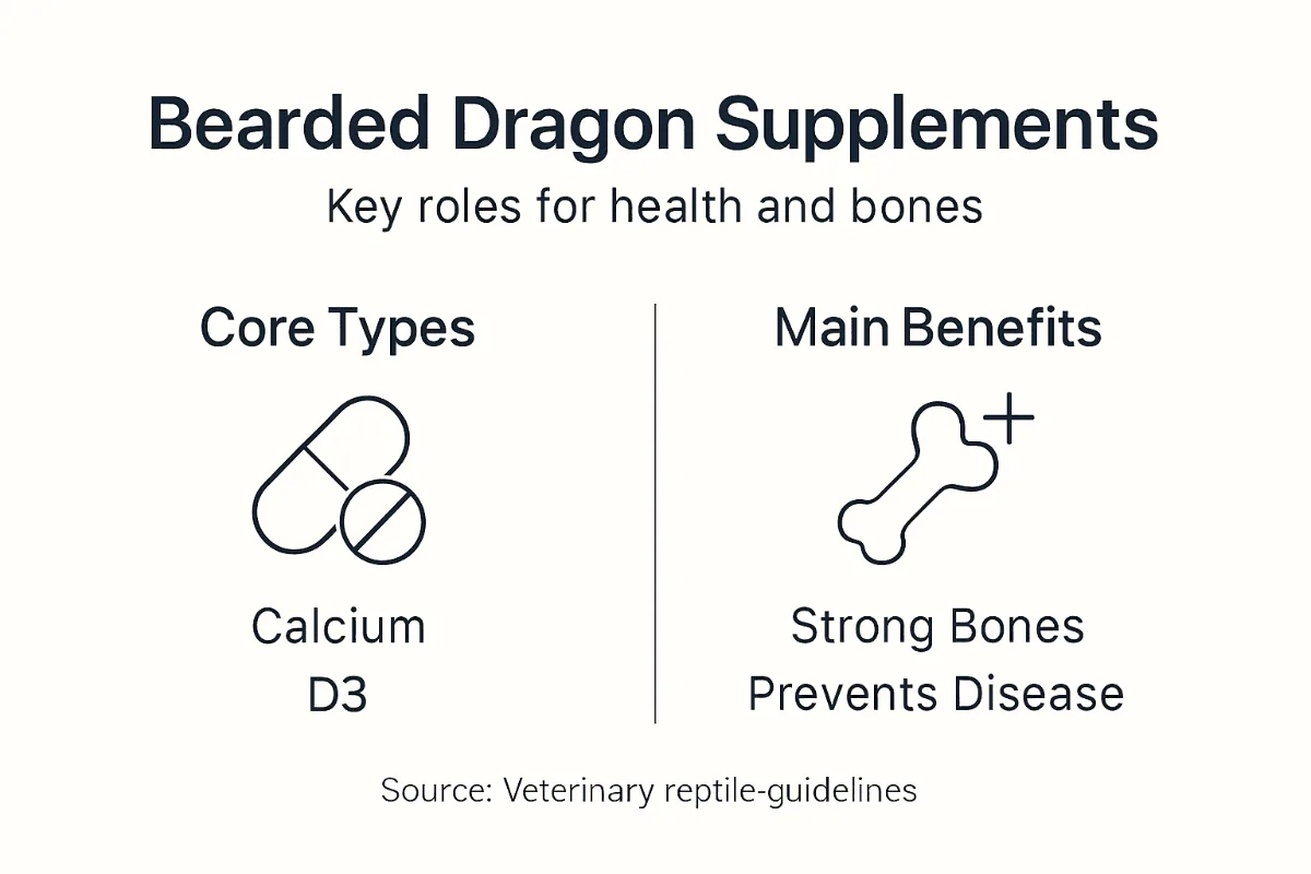 Infographic showing core supplement roles and benefits